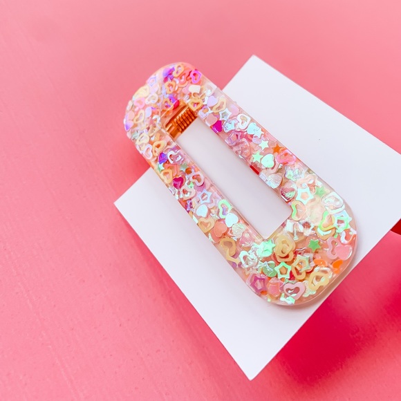 y2k confetti barrette - Picture 2 of 3